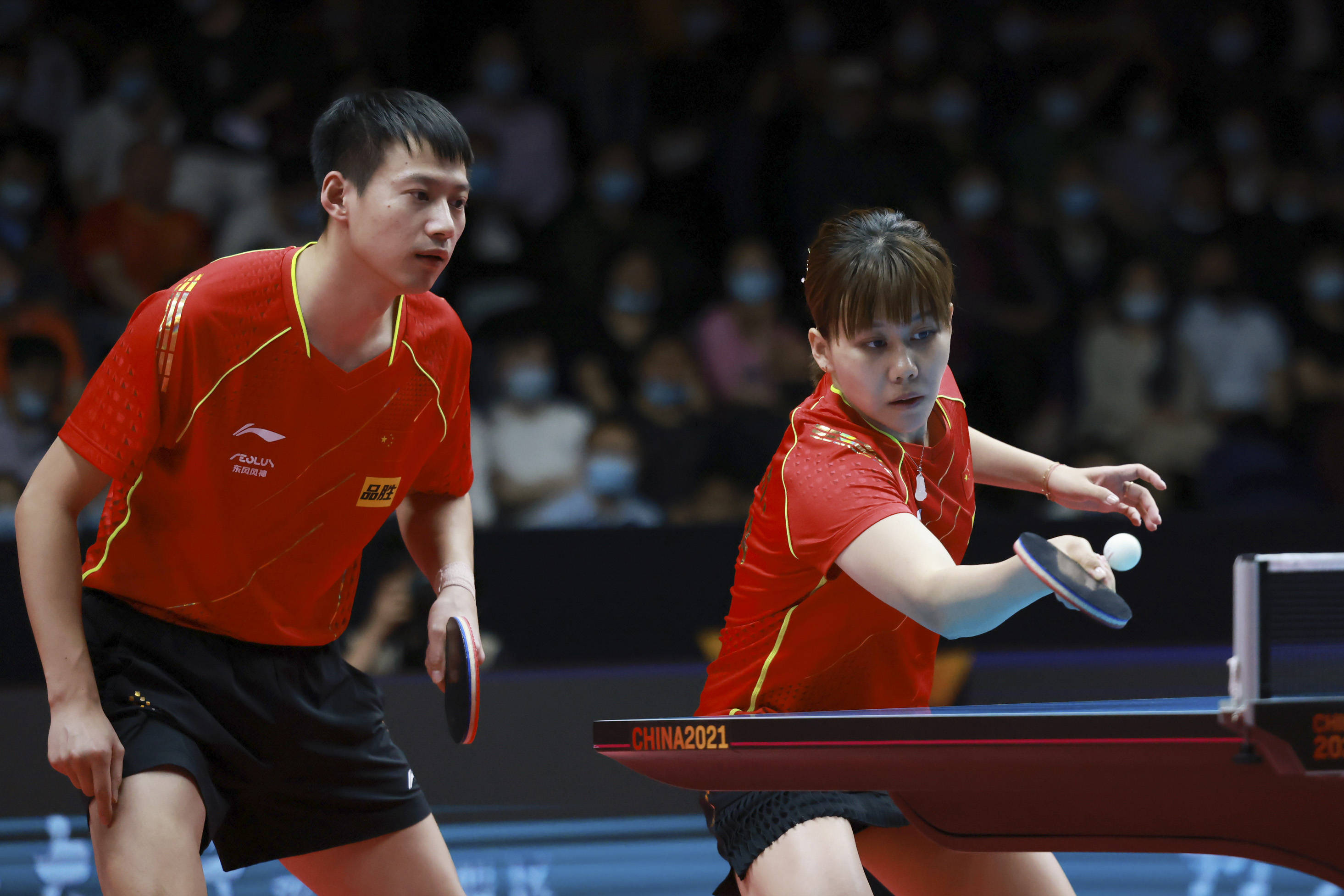 当日,在河南省新乡市举行的2021"直通wtt大满贯·世乒赛"暨奥运模拟