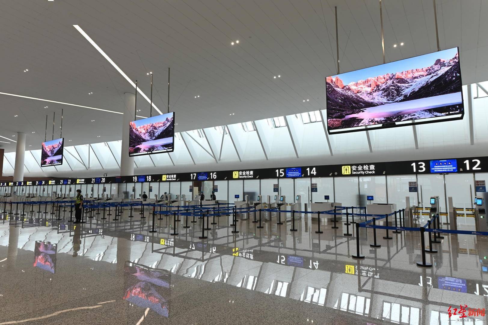 天府机场内部图图片