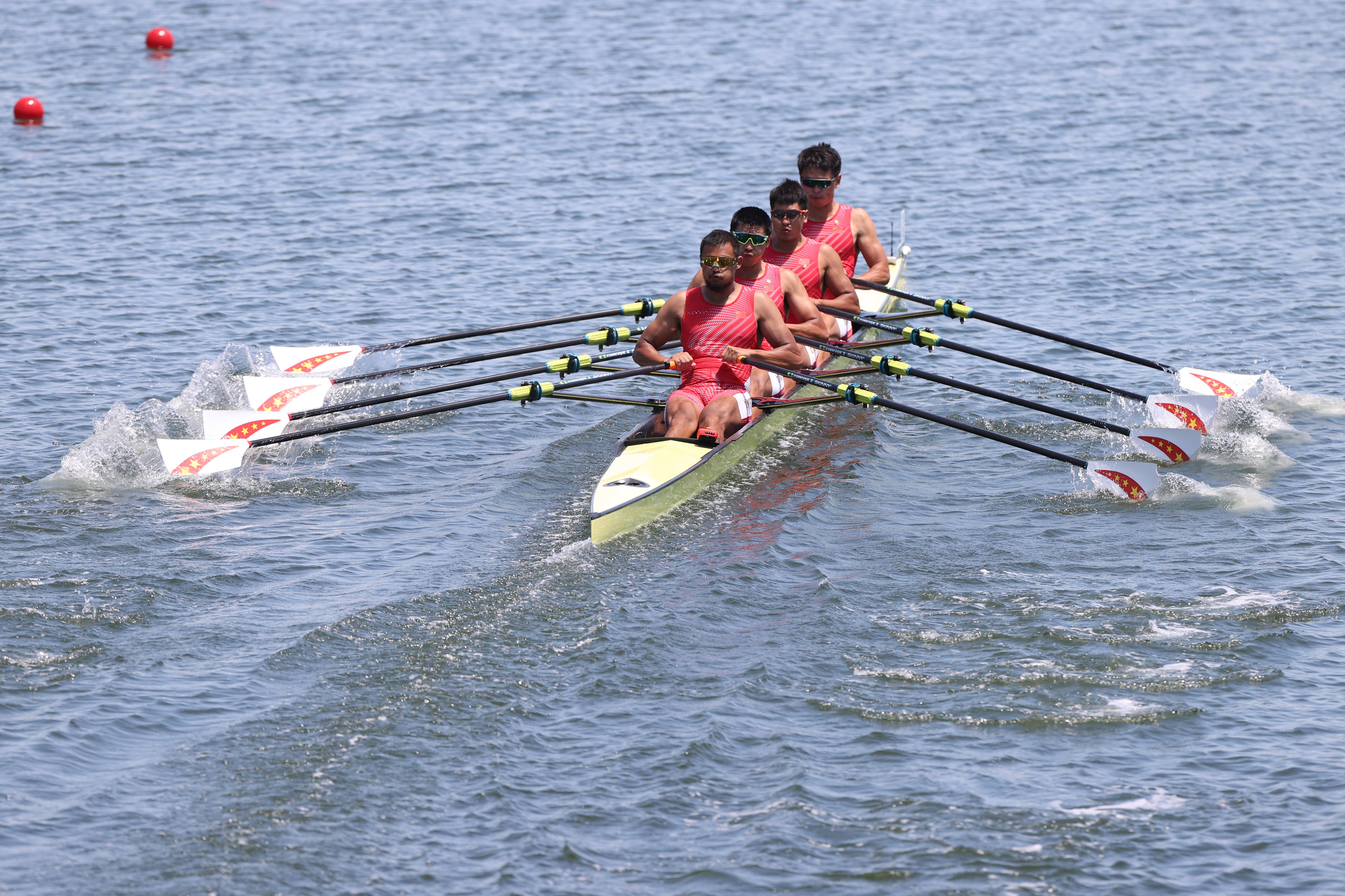 赛艇项目开赛——中国队赛况