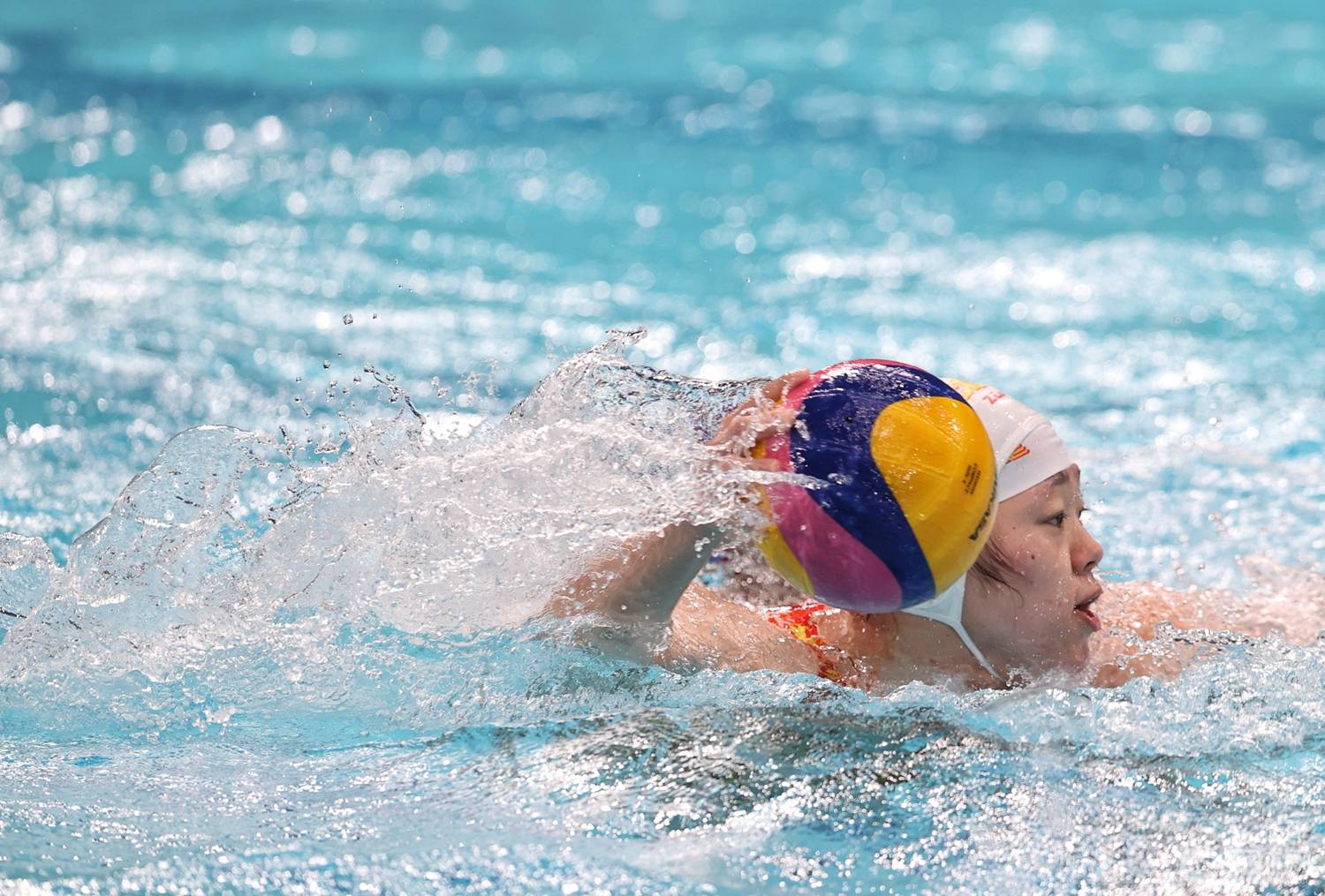 东京奥运会女子水球小组赛,中国队击败日本队