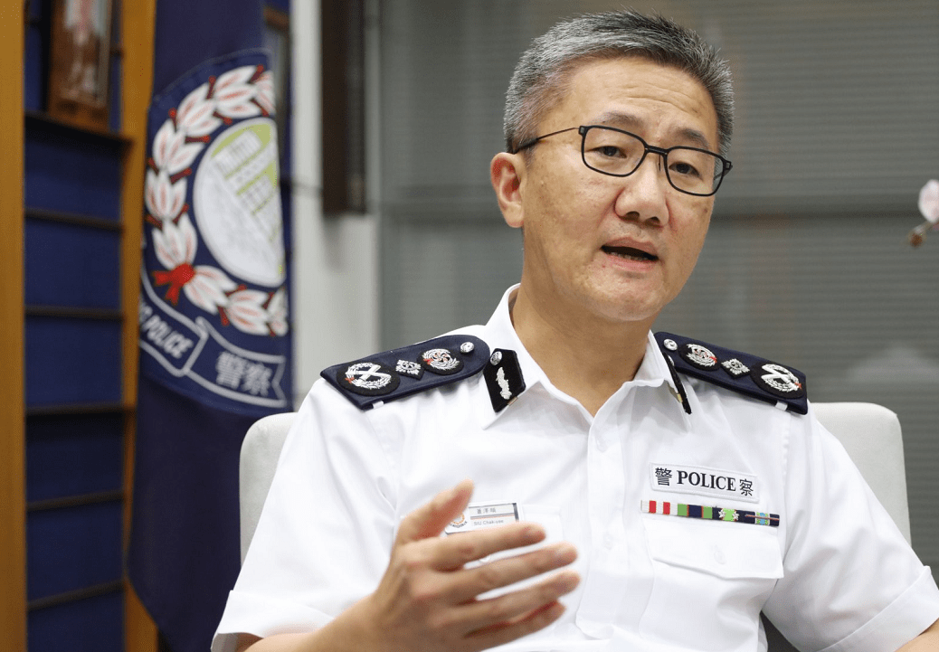 香港警务处长萧泽颐:将调查民阵是否违反香港国安法,别以为解散便