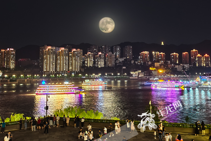 组图 中秋夜重庆月儿圆 愿你千里共婵娟