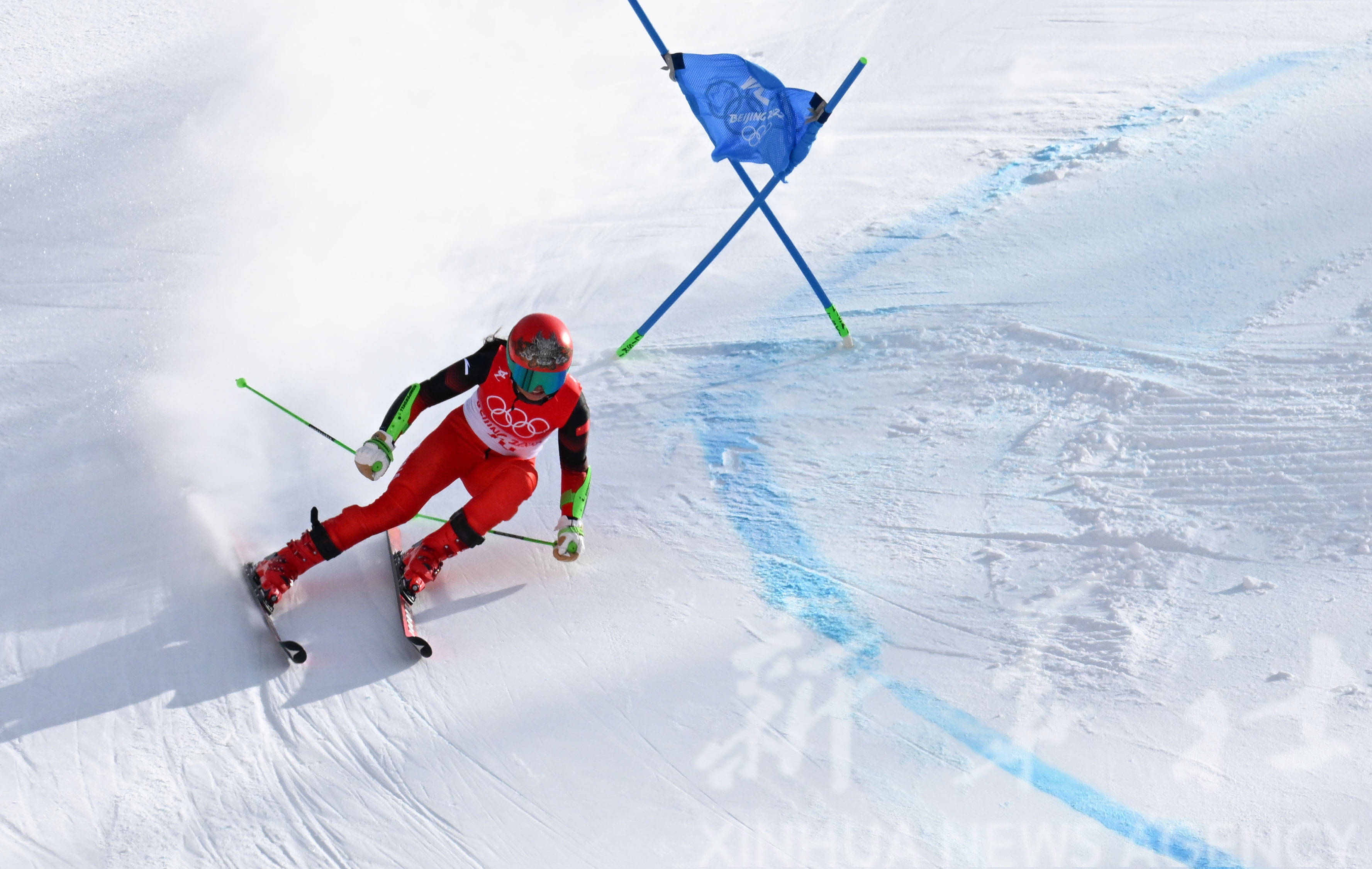 高山滑雪女子大回转比赛赛况