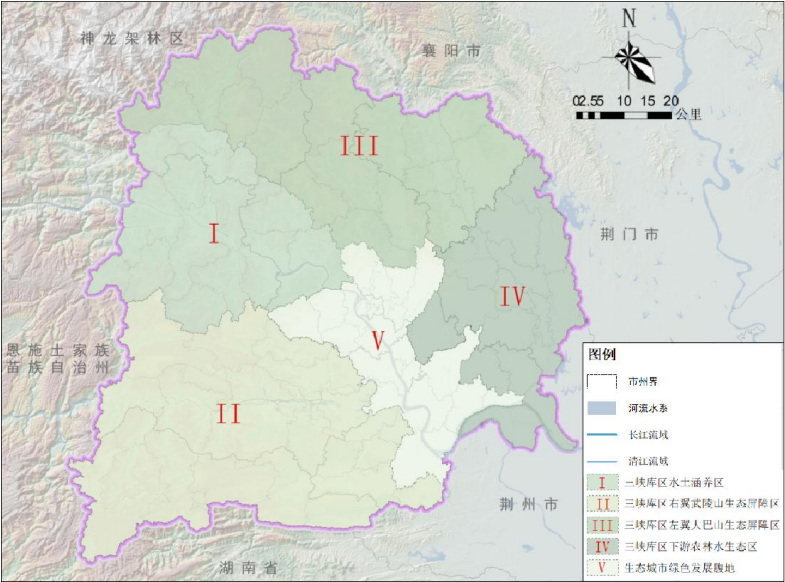 两山:指武陵山脉,大巴山脉群(宜昌段.