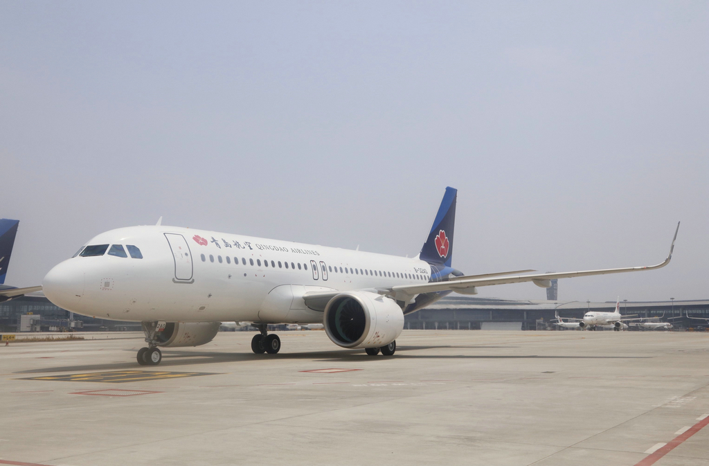 青岛航空第32架空客a320新飞机入列-齐鲁晚报网