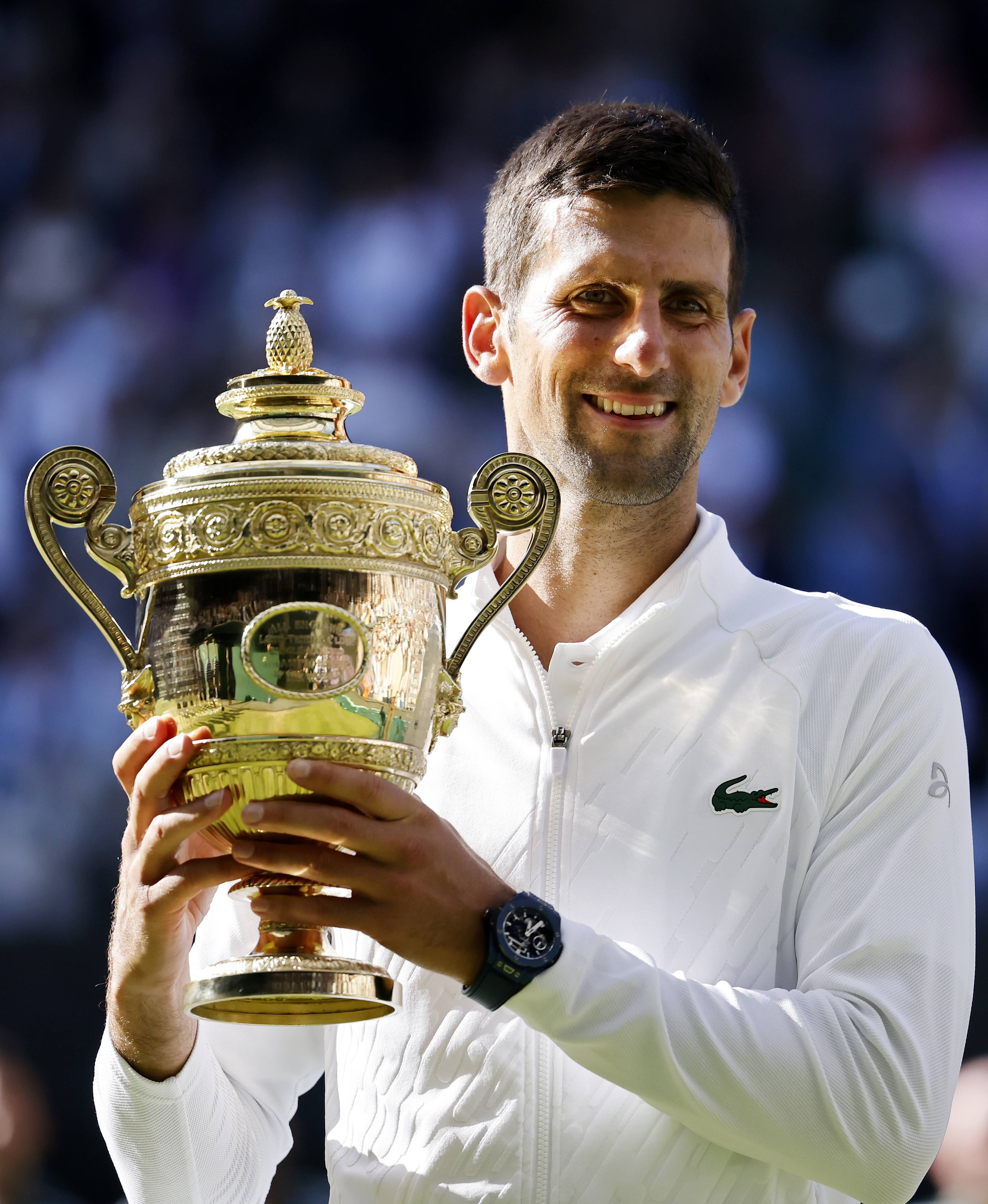 网球——温网:焦科维奇夺得男单冠军