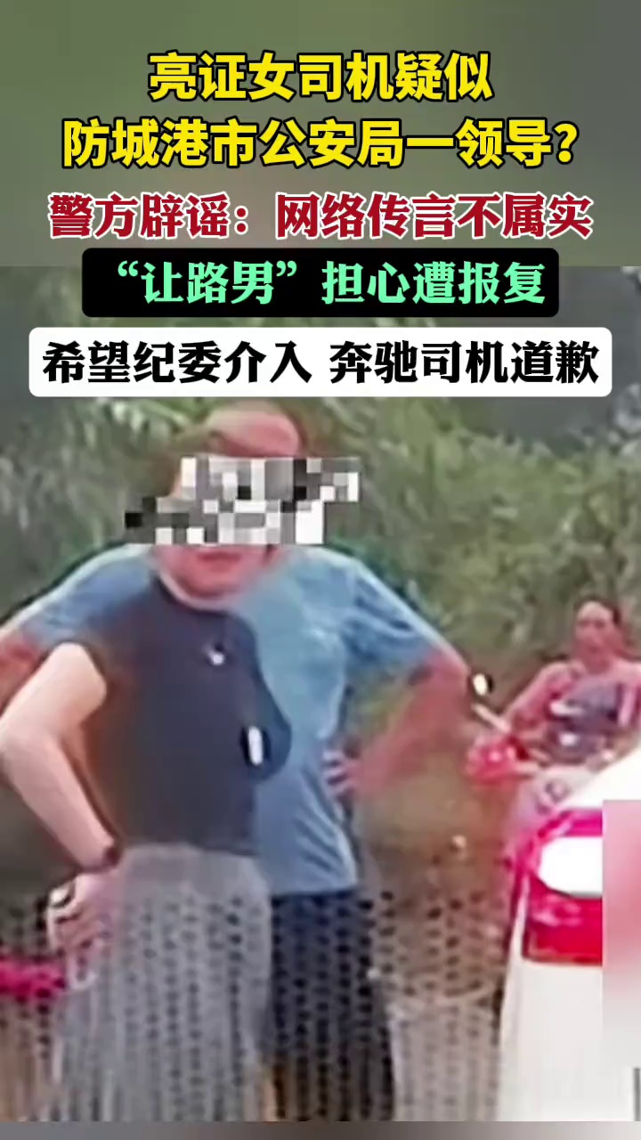 “让路男”称诉求没变：希望纪委介入，奔驰司机道歉。（九派新闻）