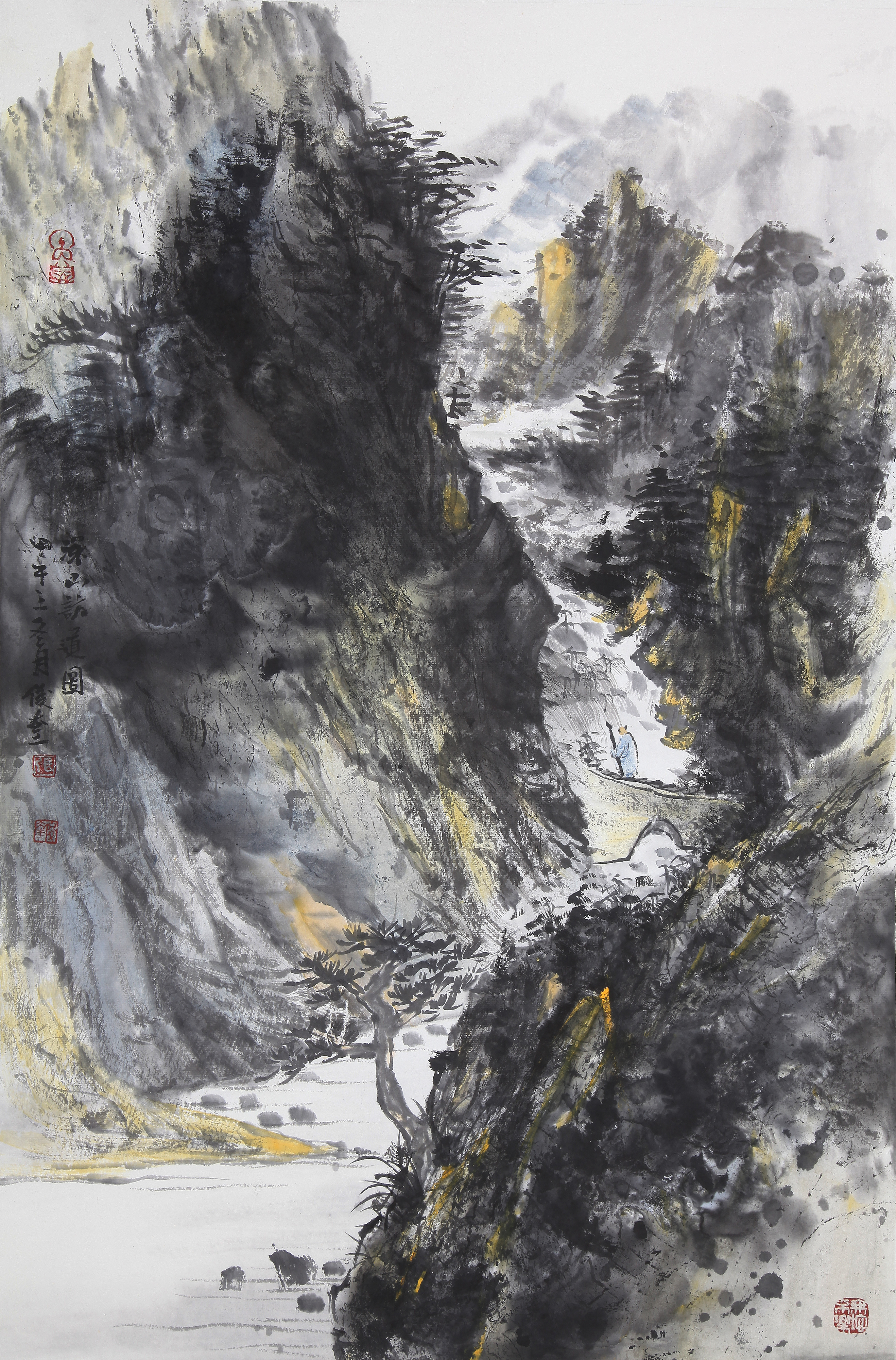 毕业于解放军艺术学院美术系国画专业,师承当代著名人物画家袁武先生