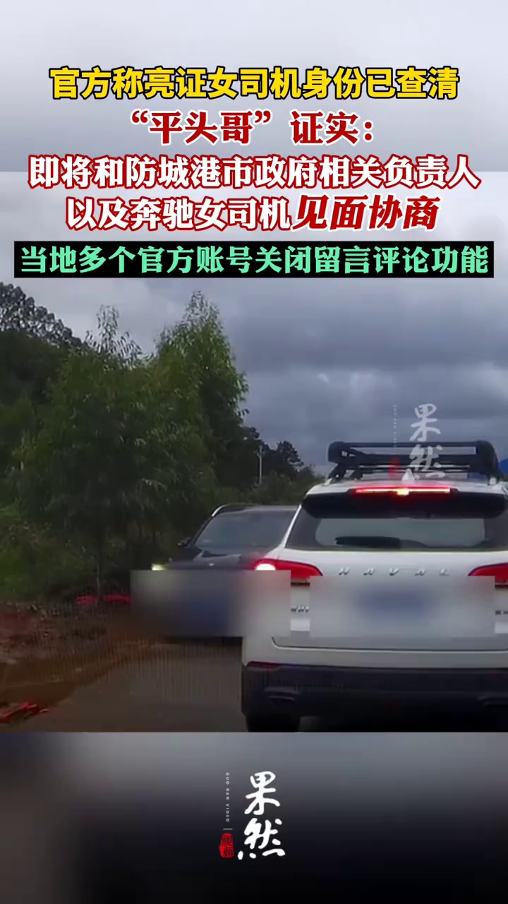 遭亮证男子将和官方及女司机见面协商（澎湃新闻、极目新闻）