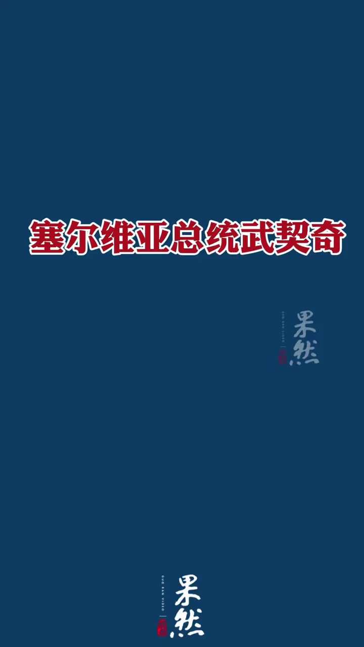外交部官宣：武契奇将访华