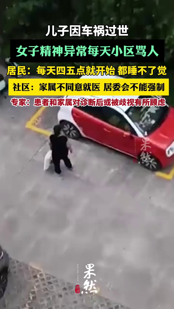 儿子车祸过世后，上海阿姨精神异常每天在小区里骂人（新闻坊）
