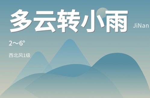 济南迎来小雨天气,未来三天气温波动较大