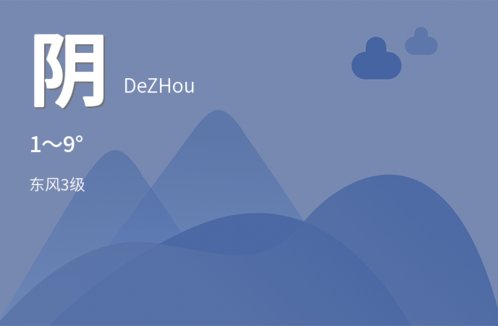 德州迎来阴雨天气,未来一周气温波动较大