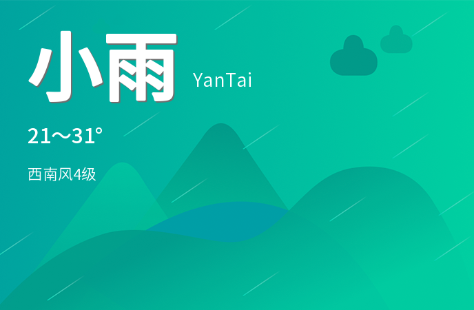 烟台今日迎来小雨天气，未来三天多变需注意出行安全