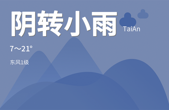 泰安市愚人节天气预报：阴雨天气为主，市民需注意出行安全
