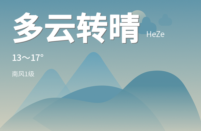 菏泽今日多云转晴 空气质量中度污染