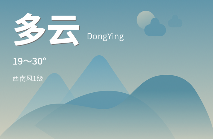 东营市今日多云 气温适宜 注意防晒