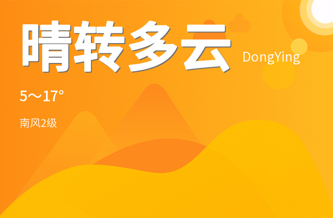 东营迎来晴转多云天气，市民需注意保暖与出行安全