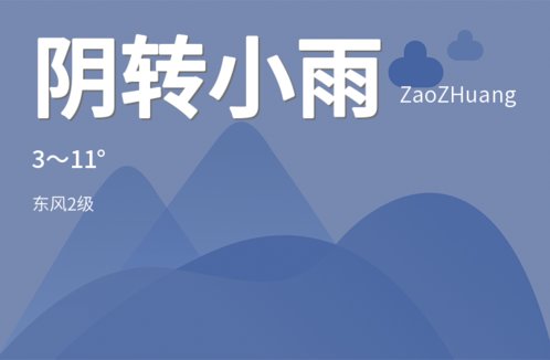 枣庄迎来阴雨天气 大风蓝色预警提醒市民注意防范
