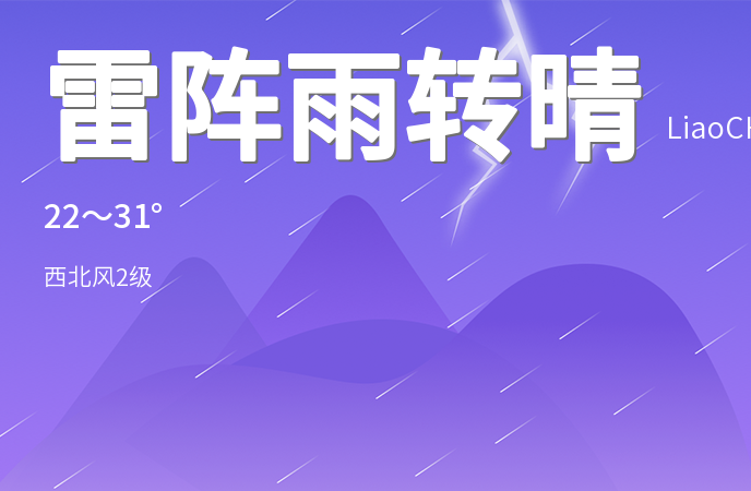 聊城迎来雷阵雨转晴天气，市民需注意出行安全