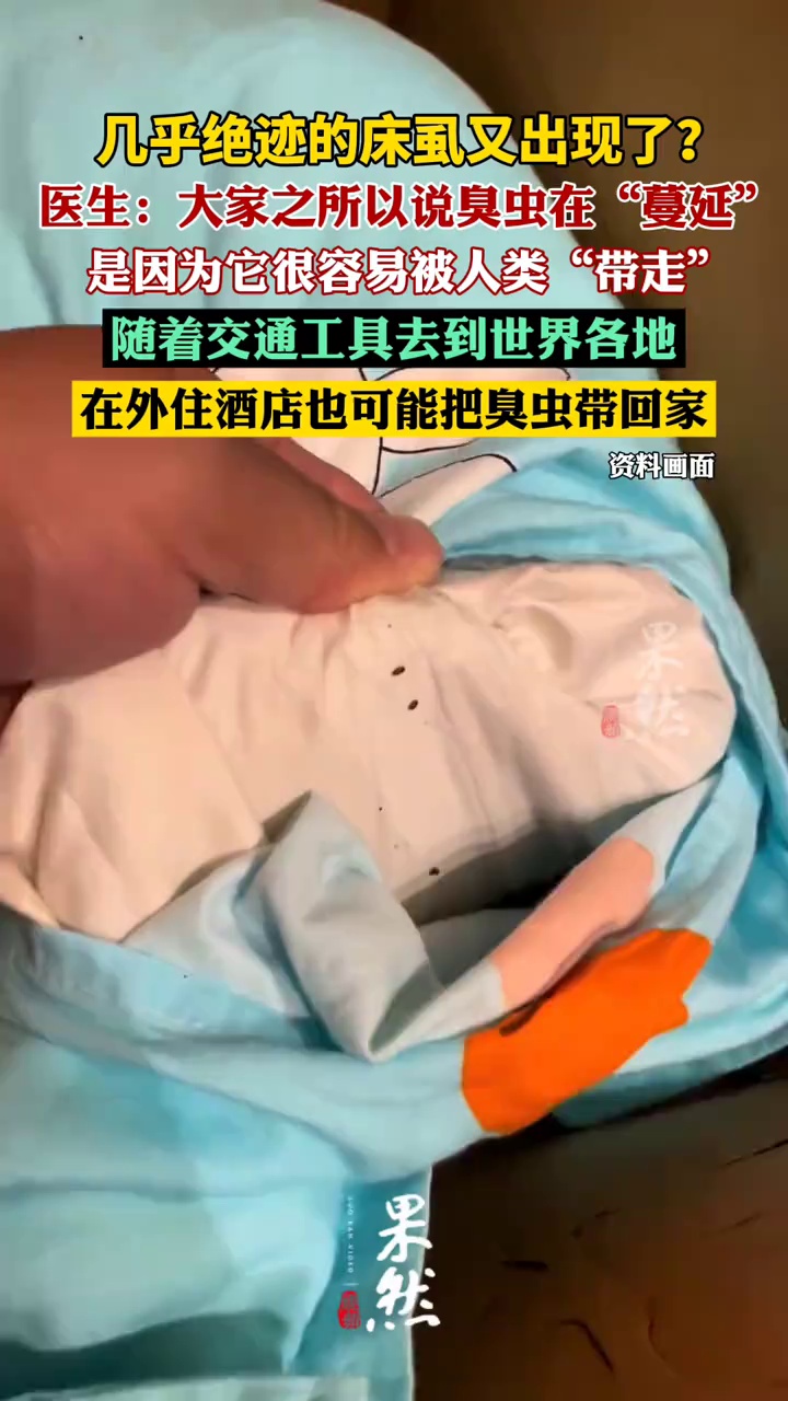 几乎绝迹床虱又出现了（南方日报）