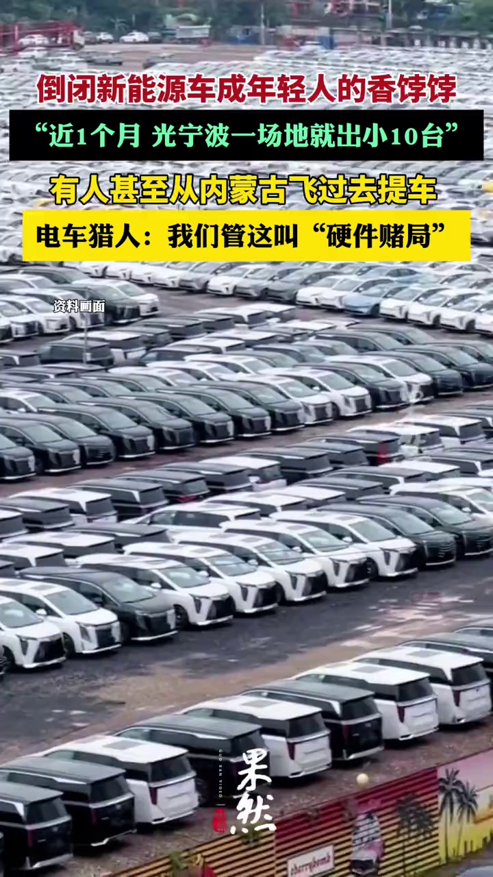 倒闭新能源车成年轻人的香饽饽：近一个月，光宁波一个场地就出了小十台（36氪）