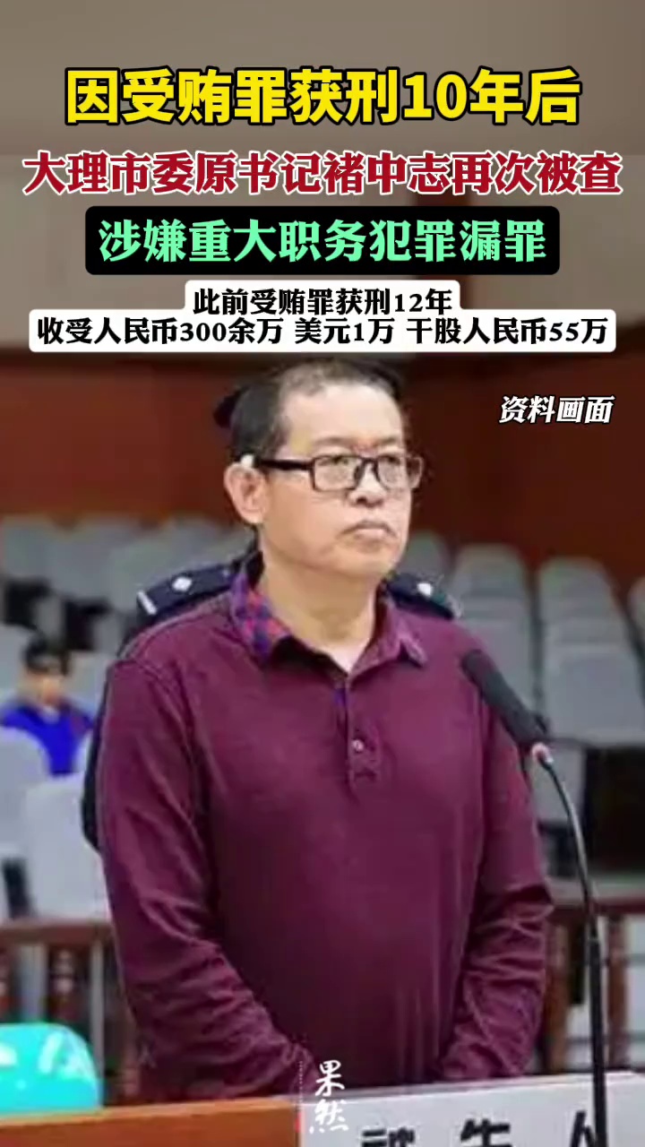 获刑10年后大理市委原书记再次被查（中国新闻周刊）