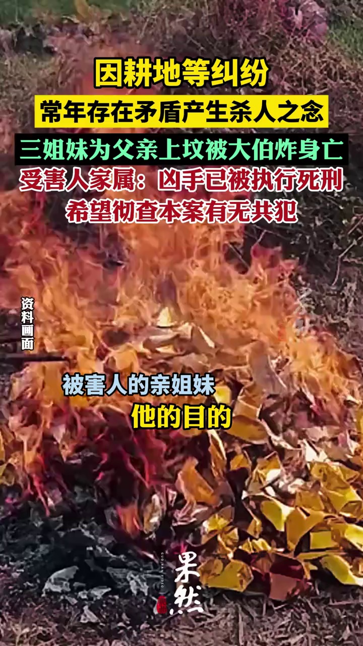 男子坟头炸死3侄女被执行死刑（中国新闻周刊 九派新闻）