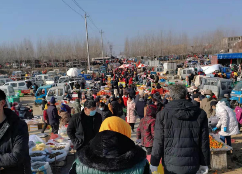 寒假生活|潍坊学院赵炜:年集上的风景