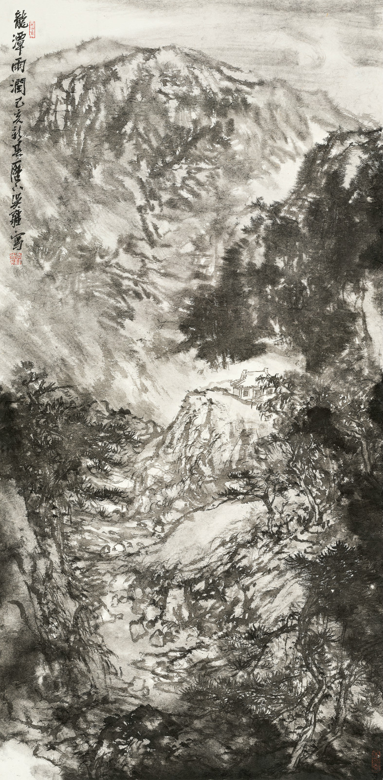 吴疆山水作品欣赏