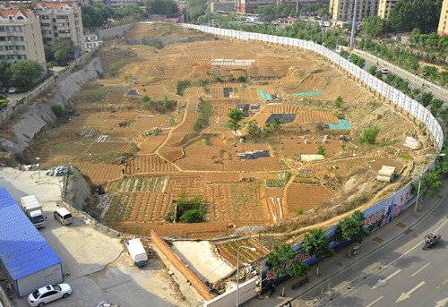 大众报业·齐鲁壹点|楼市速递|济南“盛世皇苑”烂尾多年沦为菜园或将更名重启