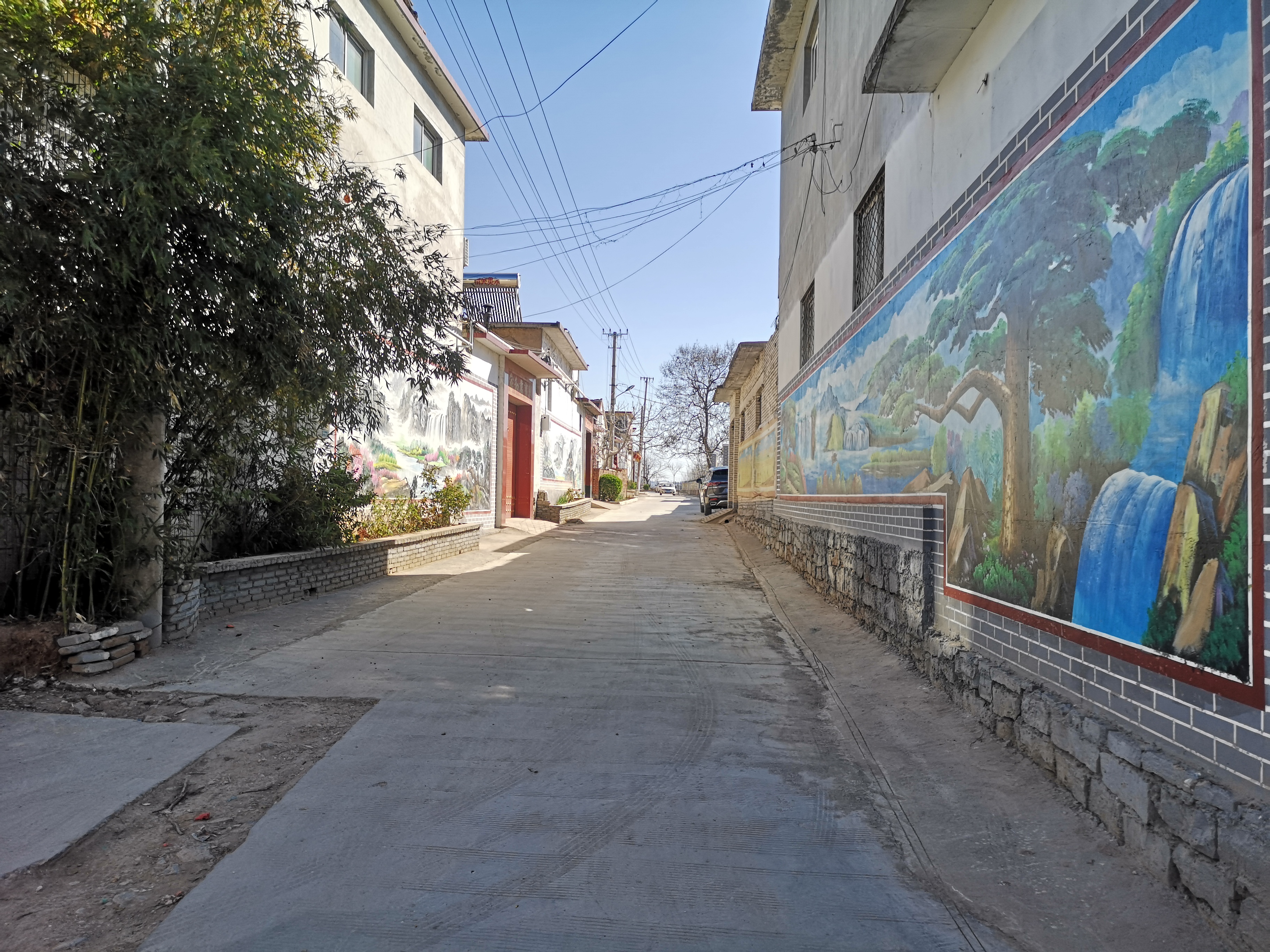 济南市长清区张夏街道跟断壁残垣说再见拥抱美好新农村