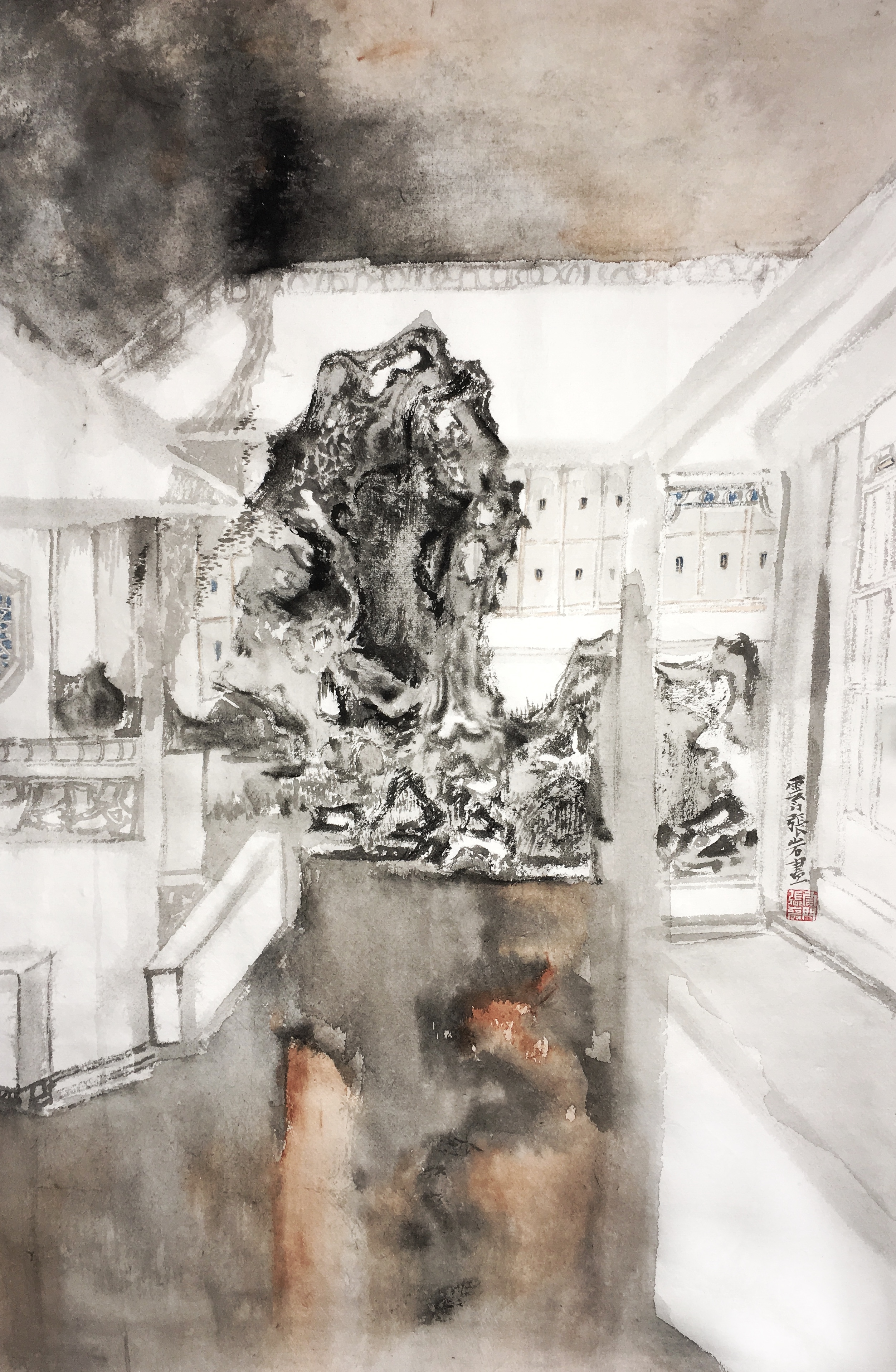 云门张岩新青年新水墨纪念五四运动100周年当代水墨展