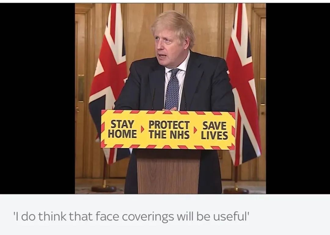 [齐鲁壹点·海报新闻]伦敦疫情日记：首相约翰逊为口罩“正名”了