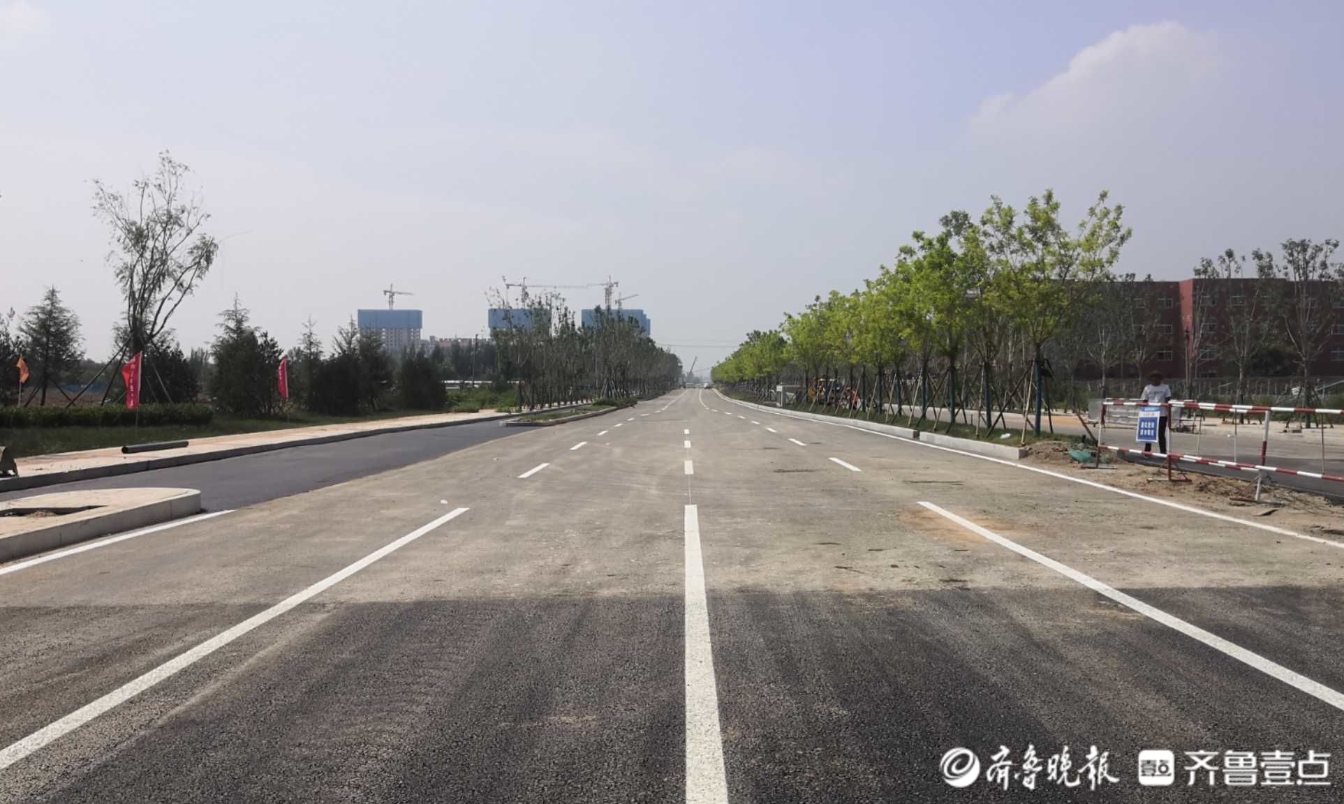 起步区再添多条干道，济南市国博城片区市政路网基本成型