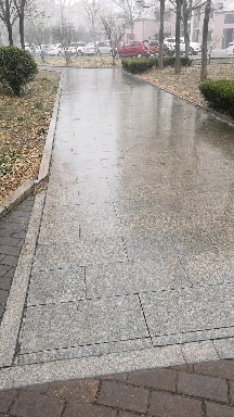 #大风降温雨雪来袭，出行注意安全# 
今年淄博大面积的降雪开