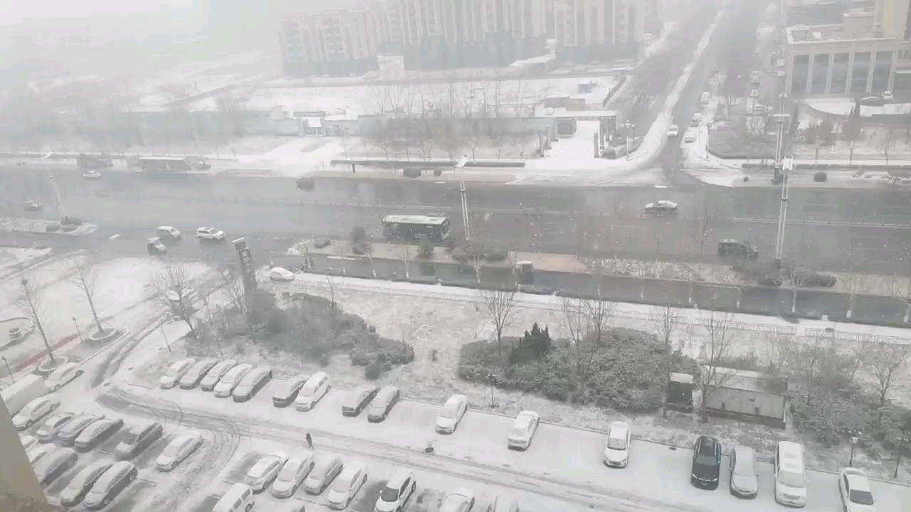 滨州开始下雪了，瑞雪兆丰年更要注意安全！ 