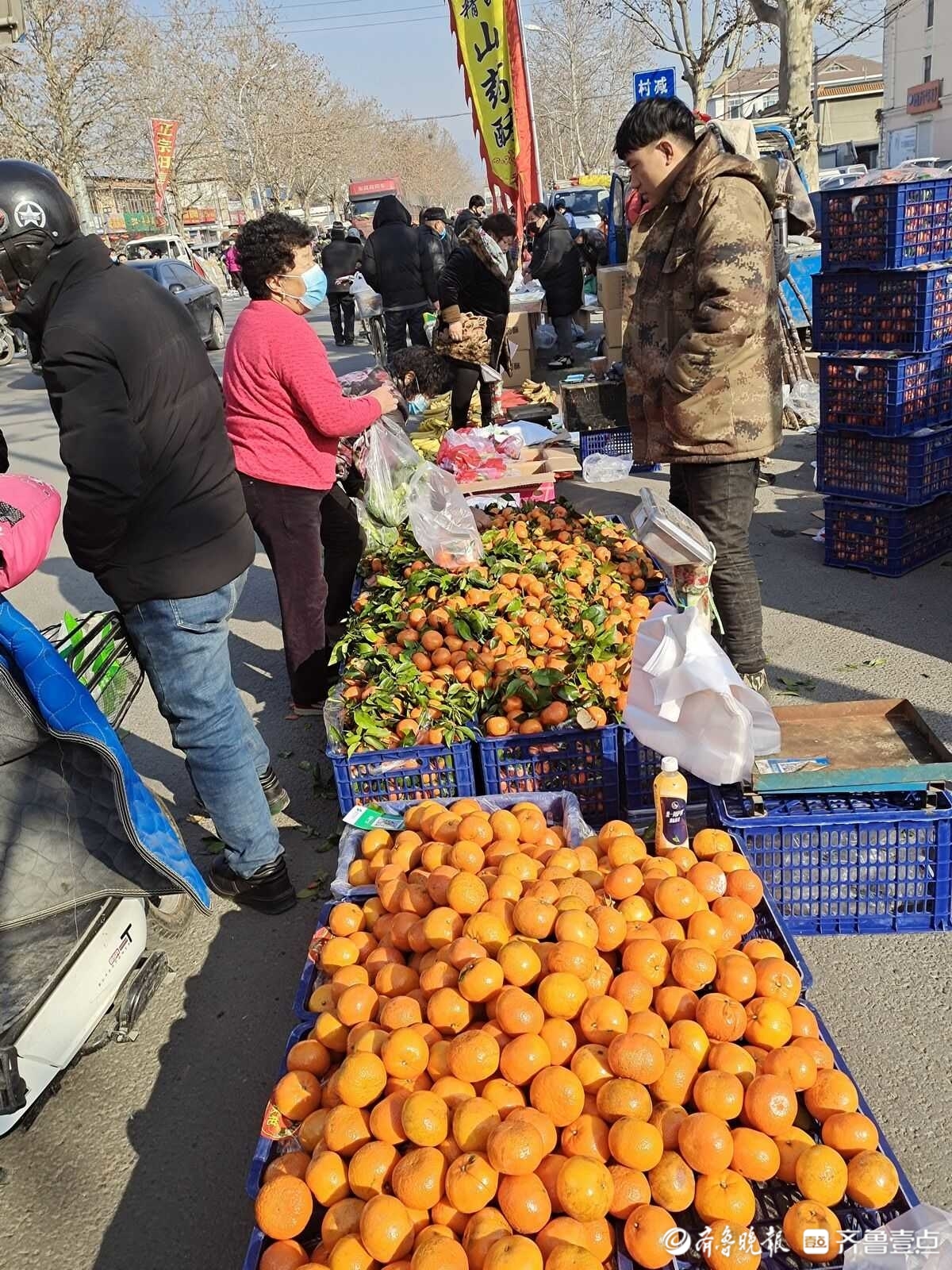 超级大年集真热闹淄博王村集啥年货都有