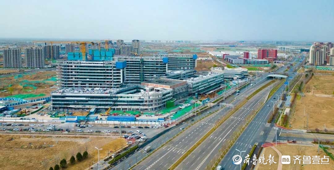 起势两年｜主体结构通过验收，济南起步区首座三甲医院年底竣工