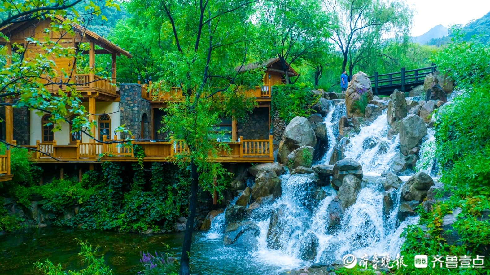 云雾缭绕，群瀑齐飞！雨后，济南九如山宛若仙境