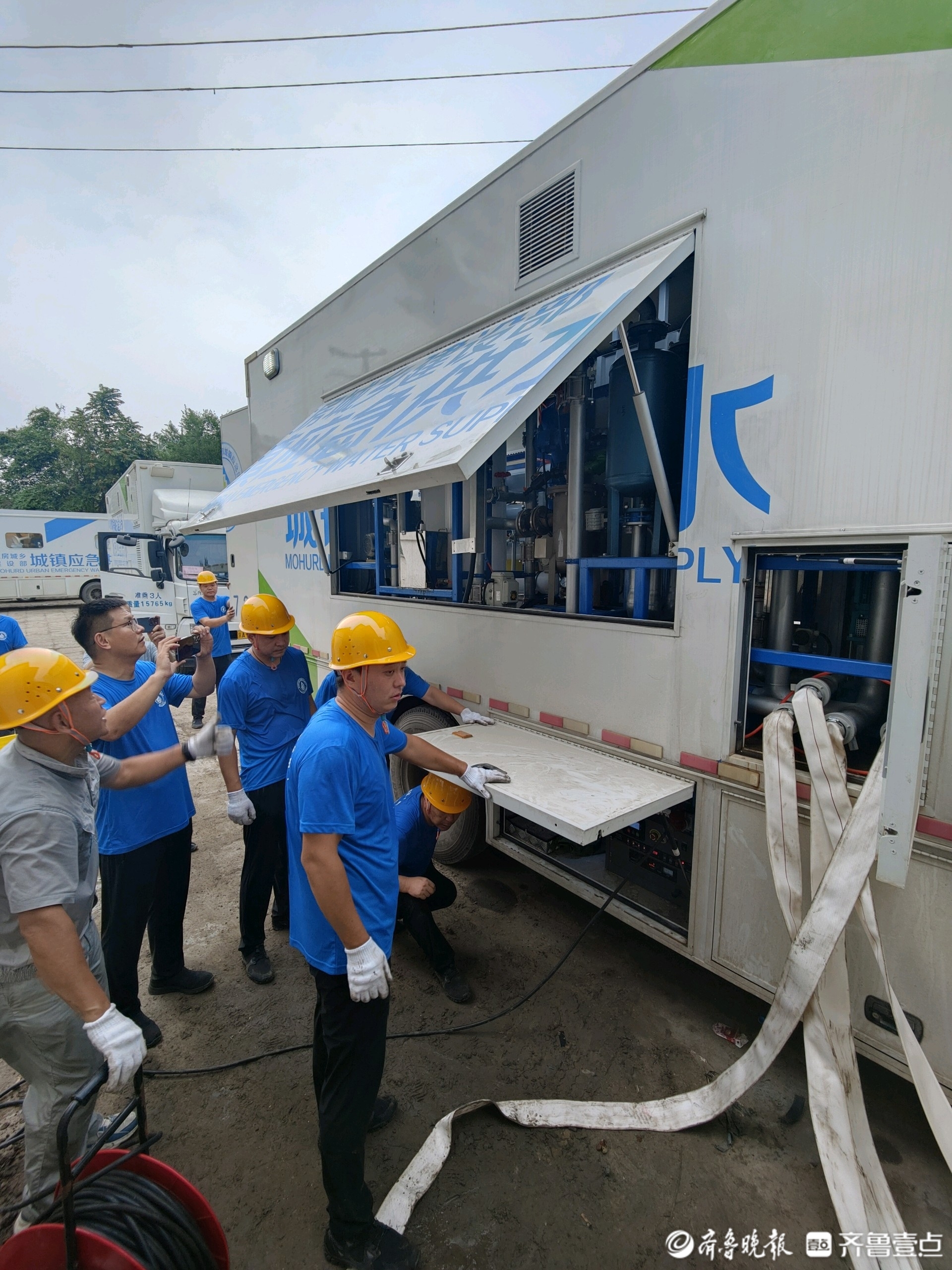 最新进展！济南这支救援队伍为北京市房山区应急供水