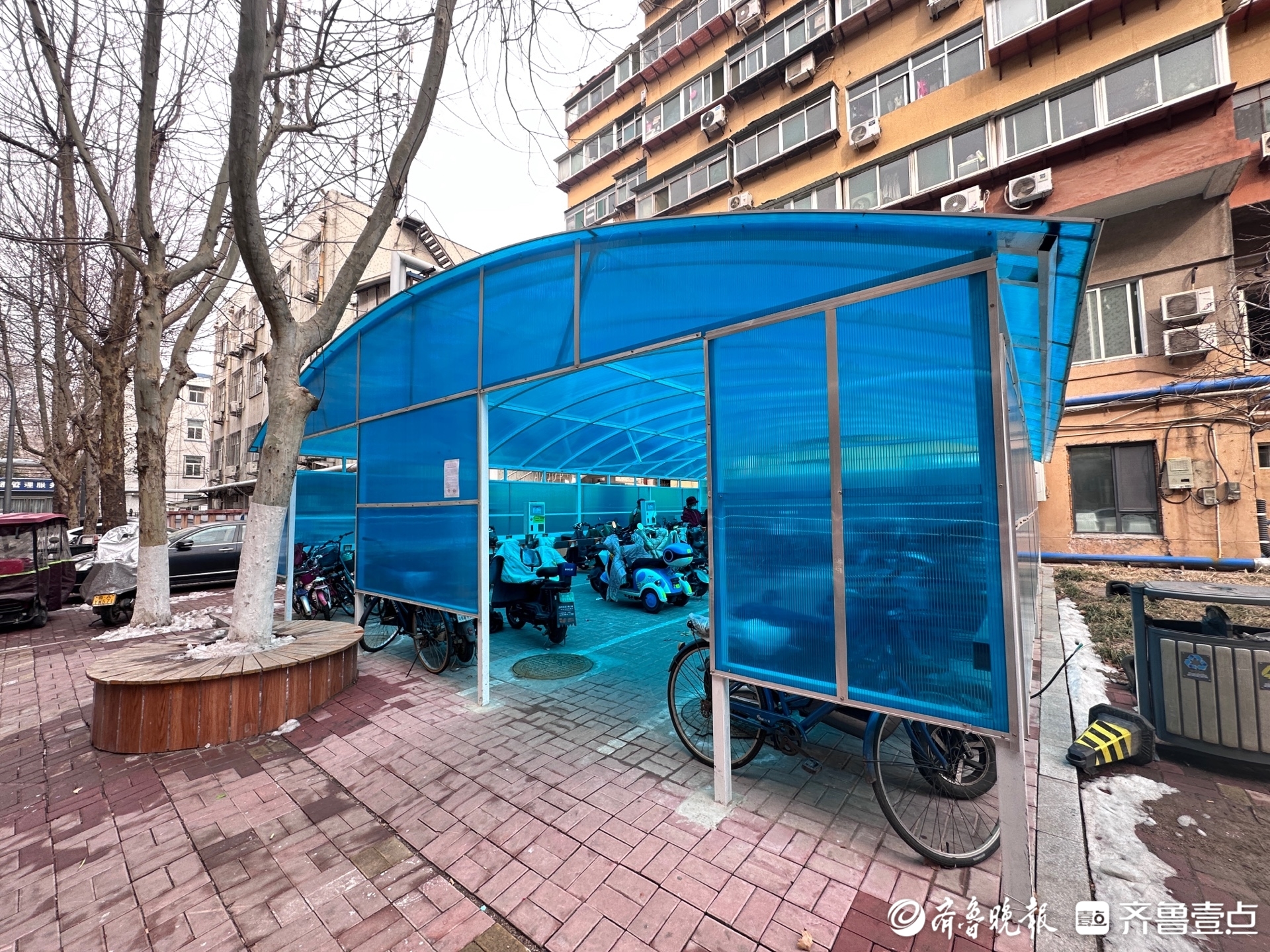 壹点调查｜电动车如何在楼外“安家”？济南一社区给出解决样本