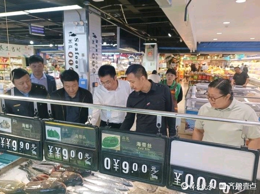 济南市市场监管局到济阳区督导节日期间食品安全