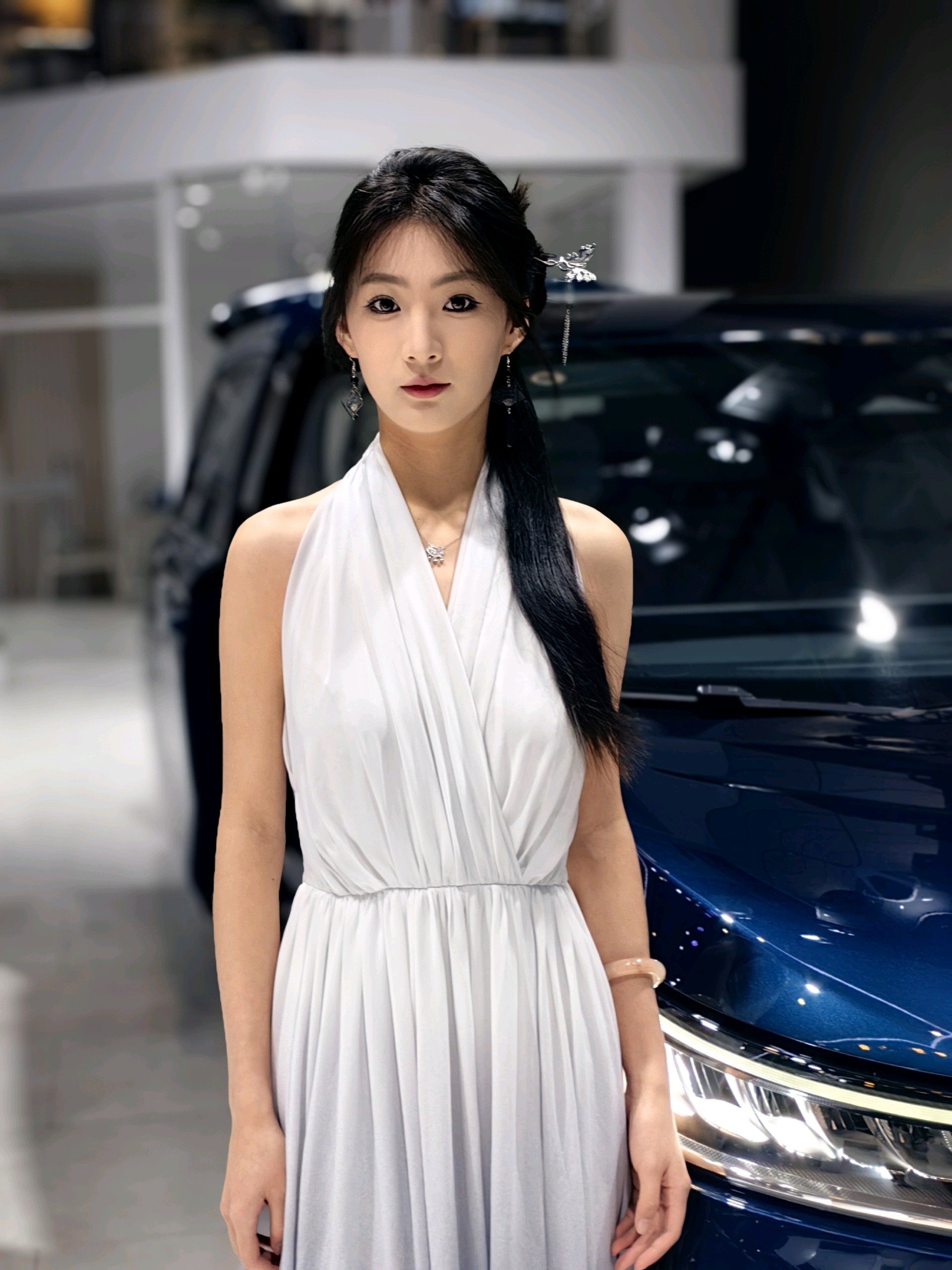 壹点拍客团|看过来！齐鲁春季车展美女云集，争奇斗艳超养眼