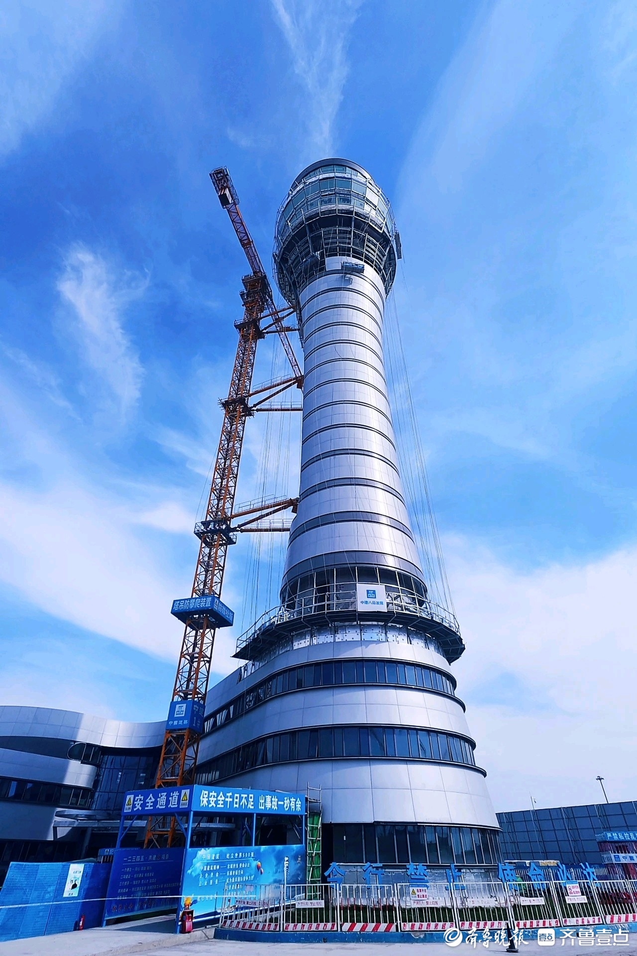 项目强省会｜万人奋战济南机场二期改扩建，60万平方米T2航站楼雏形已现