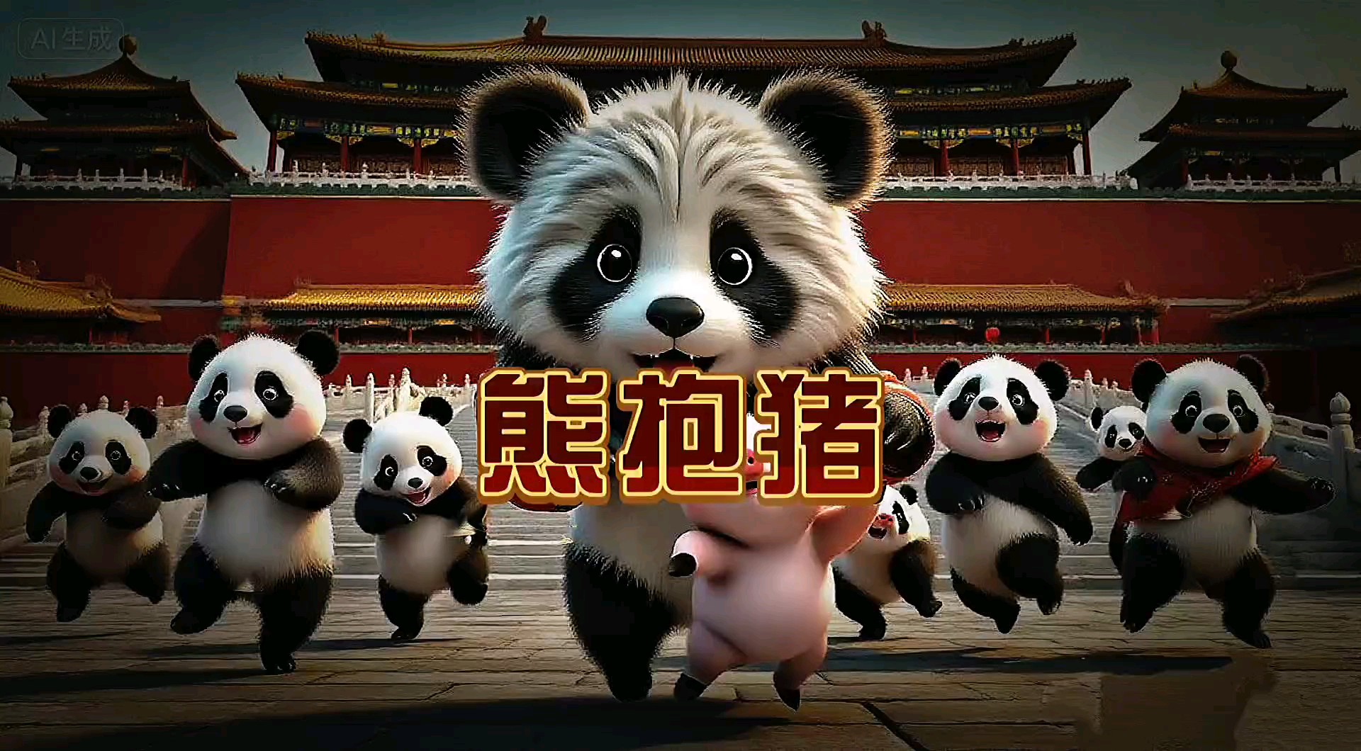 “熊抱猪”——舞武大会吉祥物7月25日在山城重庆震撼发布