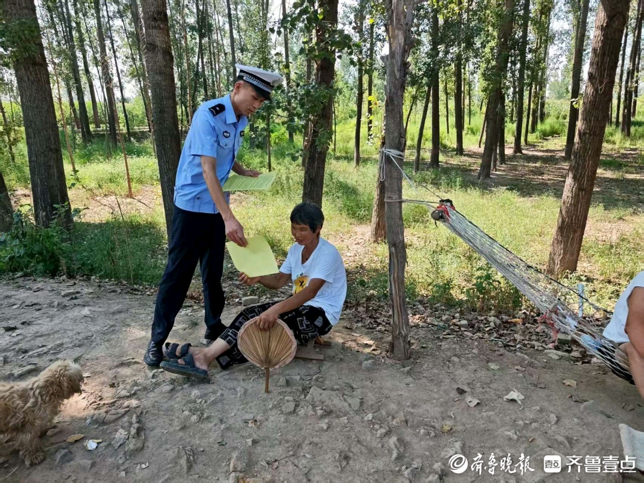定陶交警走进乡村开展宣传活动 助力提升村民交通安全意识
