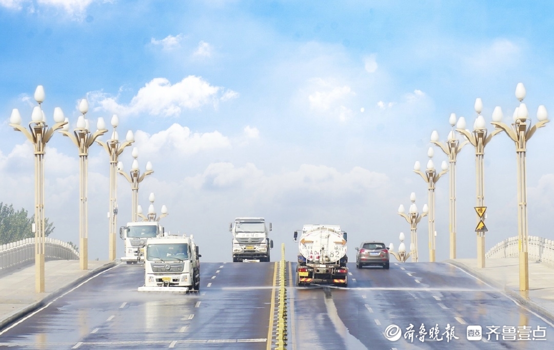 济南城管精雕市容环境，备好 “洁净答卷” 迎双节