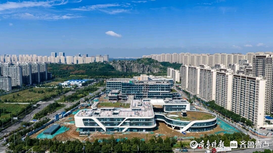 济南医院迁建项目施工加快，预计年底具备竣工验收条件