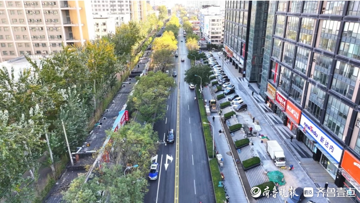 济南山大路快车道焕新完工，出行体验再升级